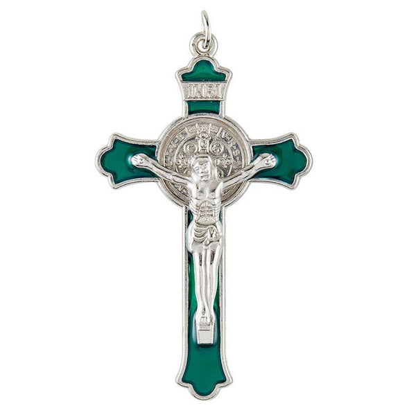 Boxed Enamel St Benedict Crucifix: Black