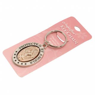Protected By Angel - Keychain