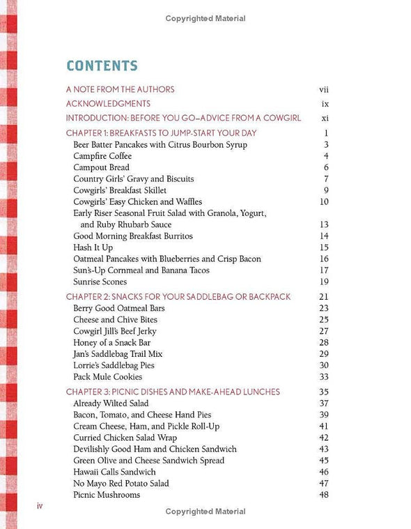 Cowgirls Cook for the Great Outdoors