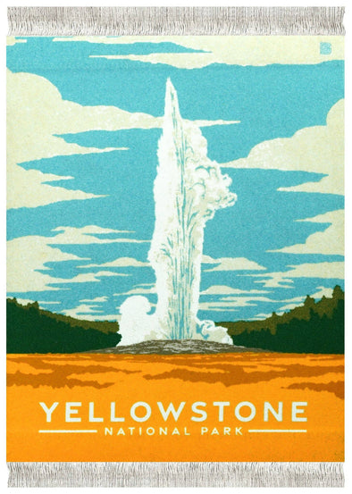 Yellowstone Old Faithful MouseRug