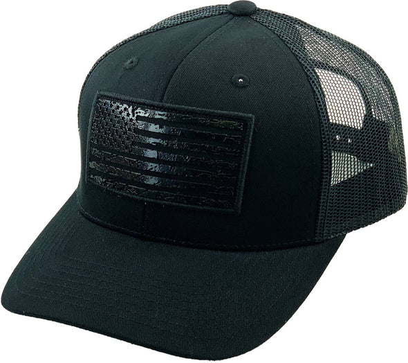 FLAG PRINT PATCH MESH BACK BALLCAP