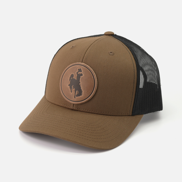 Steamboat Hat - University of Wyoming Leather Patch Hat