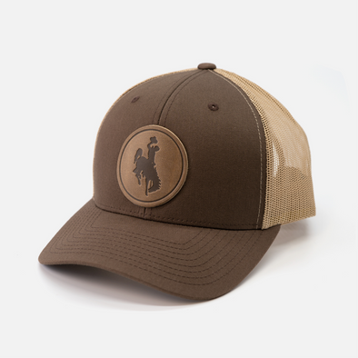 Steamboat Hat | Leather Patch Trucker Hat