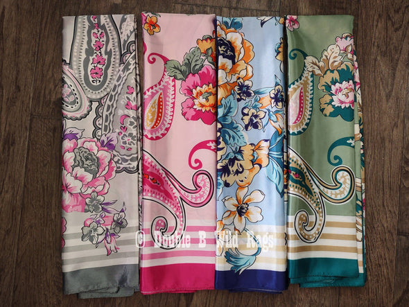 Large Floral Paisley Wild Rag