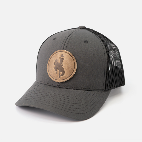 Steamboat Hat - University of Wyoming Leather Patch Hat