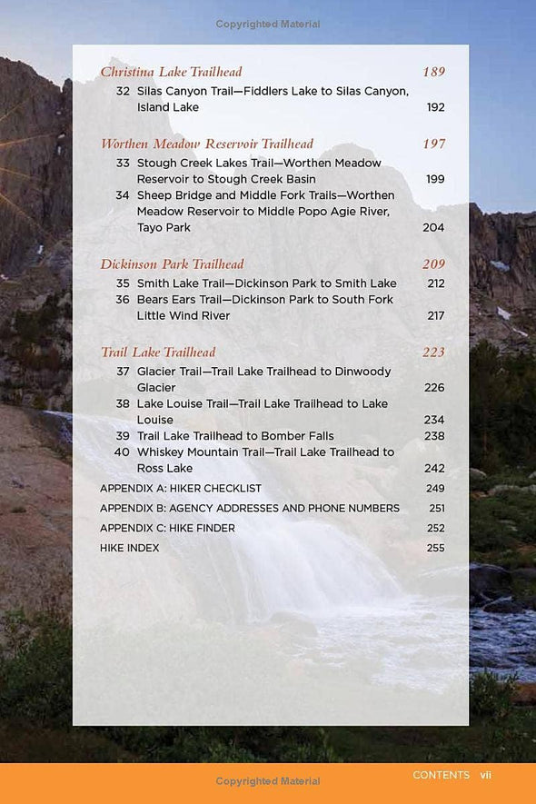 Hiking Wyoming's Wind River Range, 4th edition