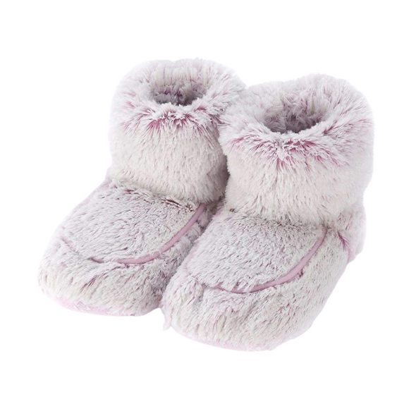Cozy Warmies Slipper Boots with lavender