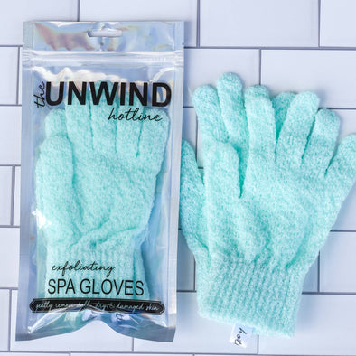 Exfoliating Spa Gloves (Mint)