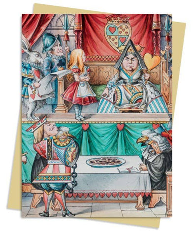 Alice In Wonderland Greeting Card