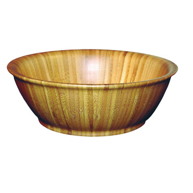 12" Bamboo Serving Bowl | All Natural Wood