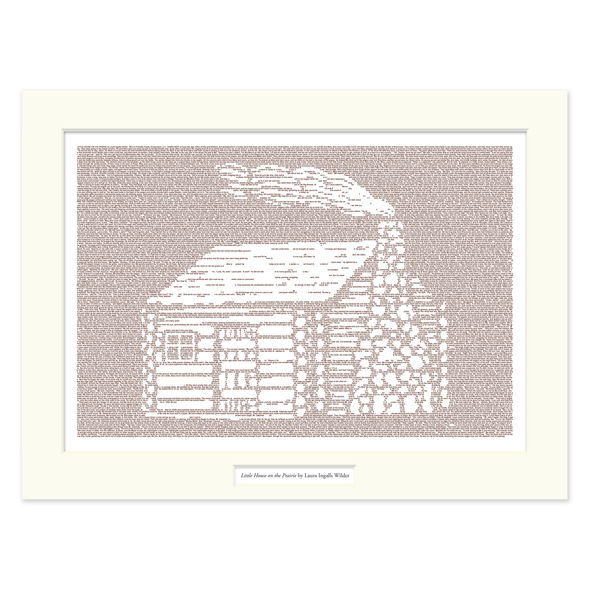 Little House on the Prairie Matted Print