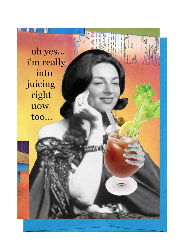 Funny Juicing Greeting Card | Made in the USA