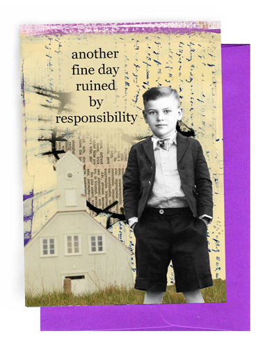 Responsibility | Funny Greeting Card