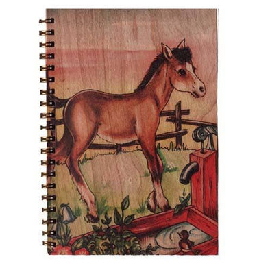 Pony - Wood Notebook