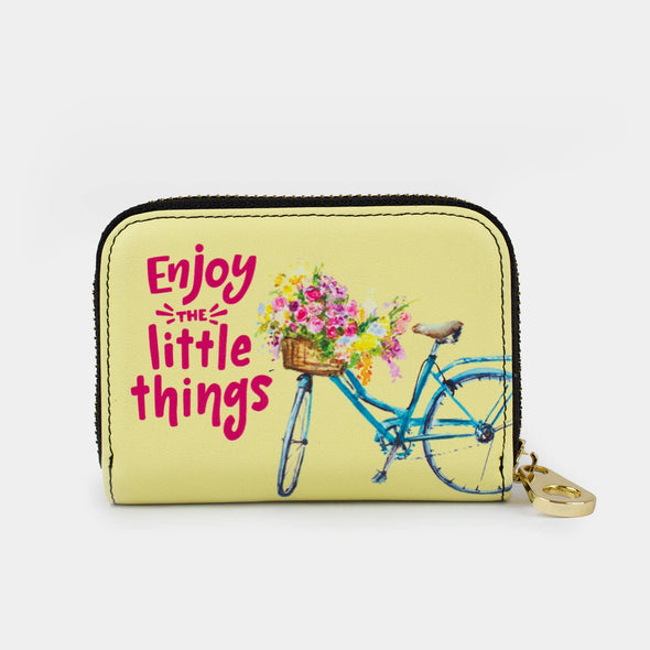 Enjoy Little Things Zippered Wallet