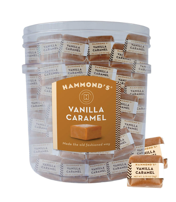 Wrap Caramel Vanilla in Display Tub .75oz- 80-pcs