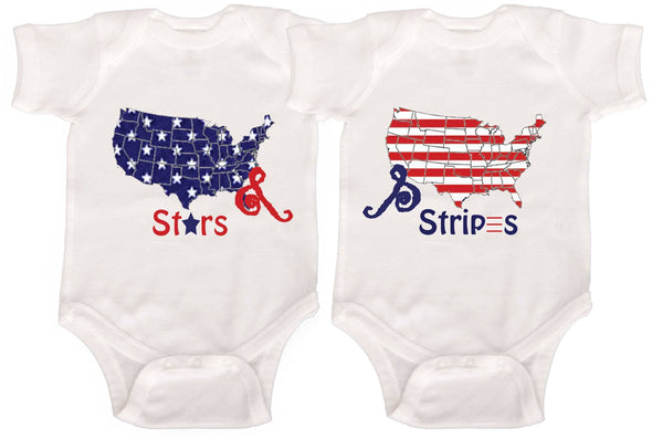 Boy Girl Twin Patriotic Outfits