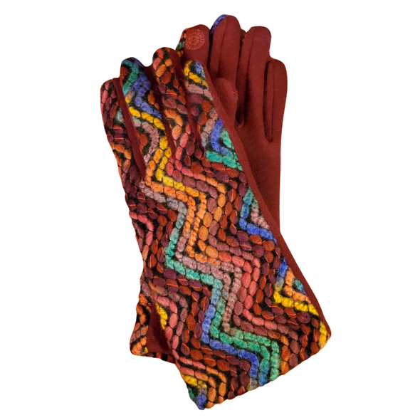 Multi-colored gloves