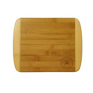 11" Bamboo cutting board with Wyoming engraving