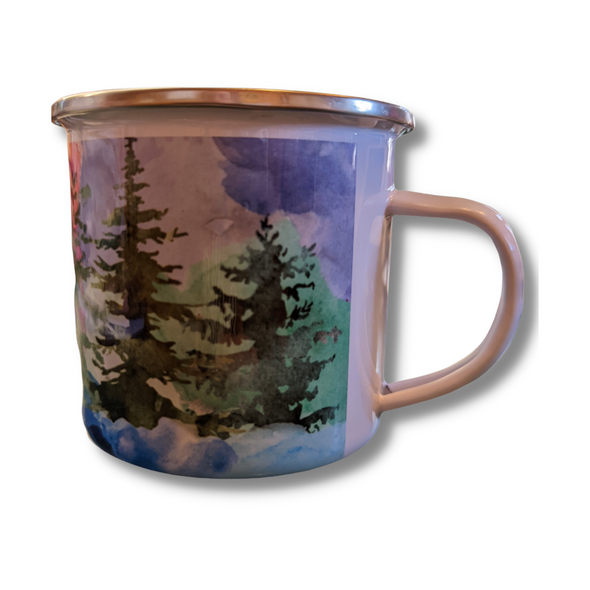 Deer in the Forest Camping Mug | 10 oz