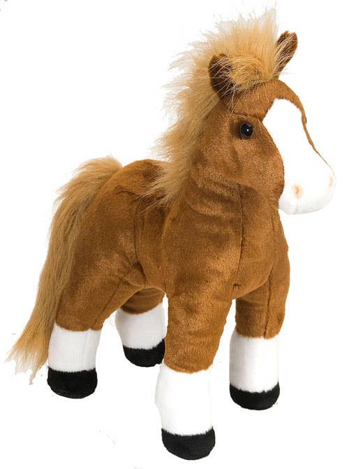 Brown Standing Horse Stuffed Animal - 12" Class