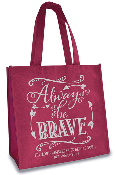Always Be Brave | Religious Tote Bag