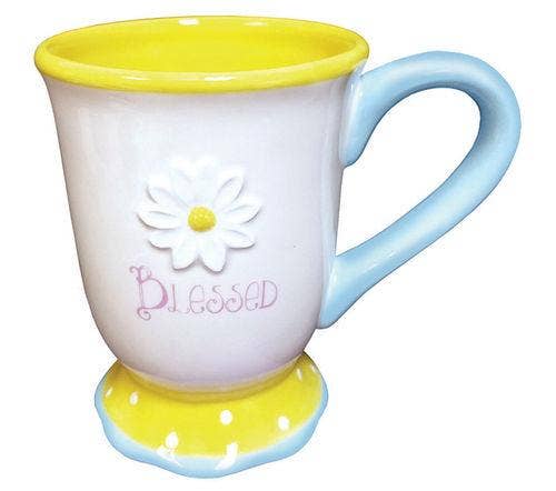 Sunshine Daisies: Embossed Daisy Mug