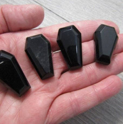 Coffins Assorted Gemstones 1 Inch