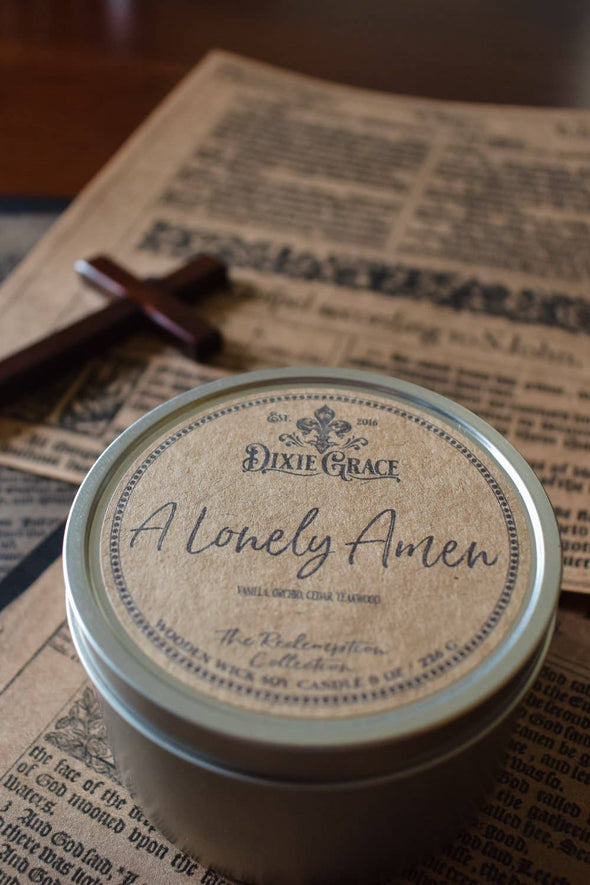 A Lonely Amen Candle | Made in the USA