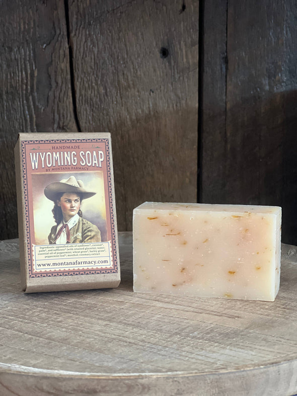 Vintage Wyoming Cowgirl Soap | Prairie Sage Scent