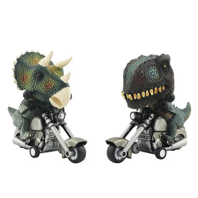 Dinosaur Motorcycle Action Figures Model Car Toddlers Toy