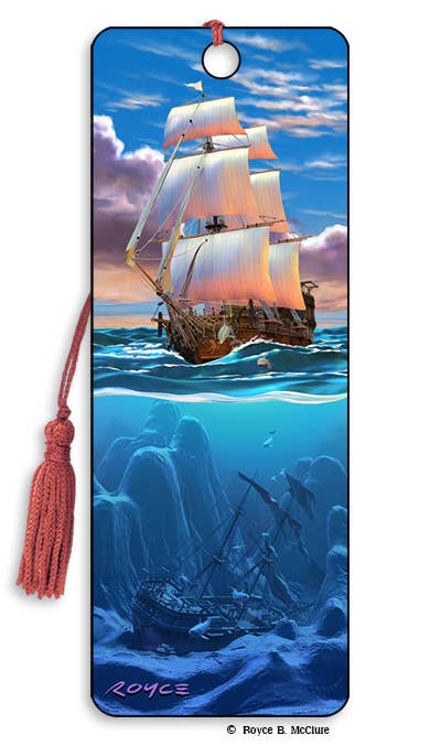 3D Royce bookmark - Sail Away