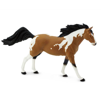 Pinto Mustang Stallion Toy Horse