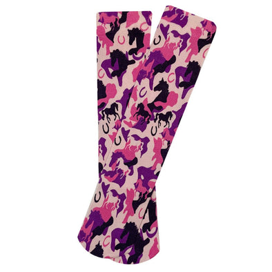 AWST Int'l Ladies Lila Camo Socks: STD / Pink/Purple