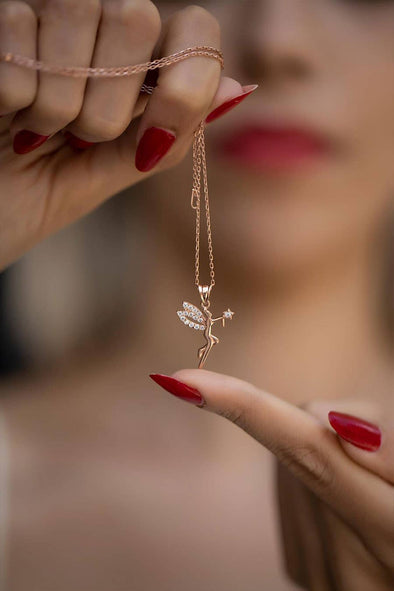 FAIRY ROSEGOLD KETTE