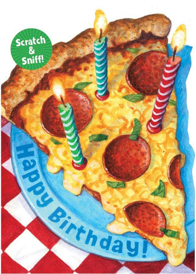 Pizza Scratch & Sniff Card