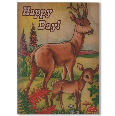 Happy Day Wood Card
