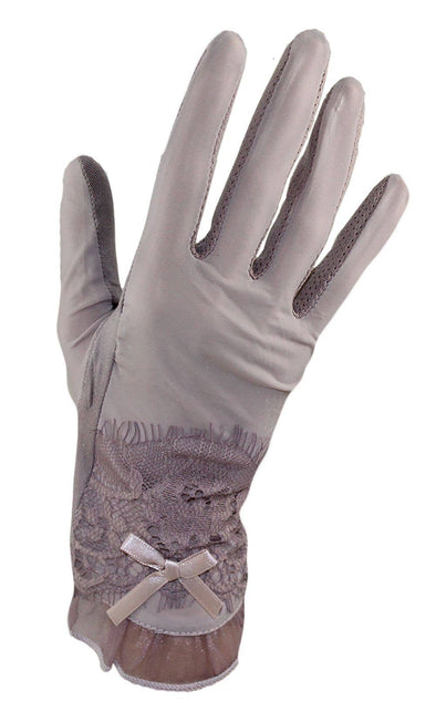 Light Purple Dinner Gloves | Soft Satin Feel