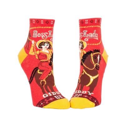 Boss Lady Socks- Ankle socks in size 5-10