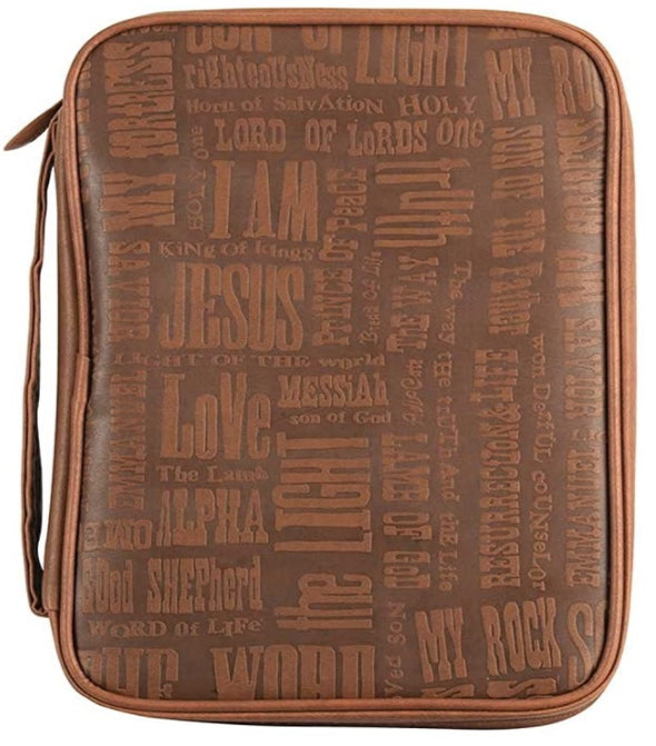 Names of Jesus Bible Cover | Faux Leather