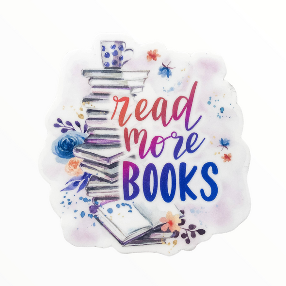Read More Books sticker | Made in the USA