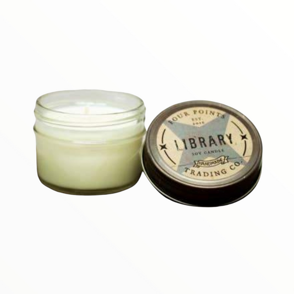 4 oz Soy Candle- Library | Made in the USA