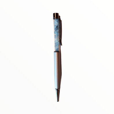 Natural Gemstone Pen- Aquamarine
