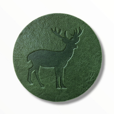 Deer - Elk Leather Coaster