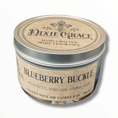 Blueberry Buckle - Wooden Wick Candle