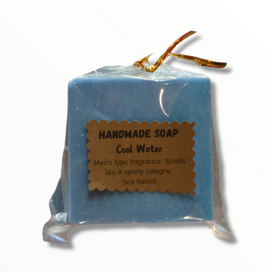 Cool Water Artisan Soap | Men's Cologne Scent