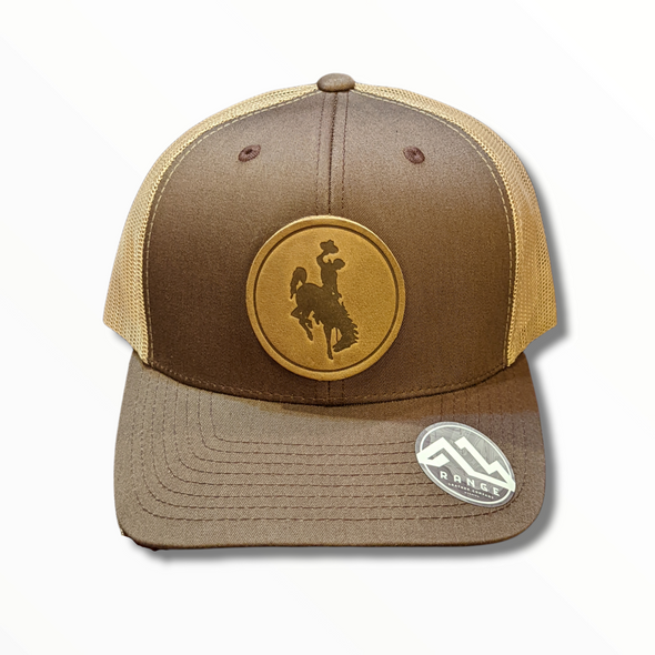 Steamboat Leather Patch Trucker | Brown Khaki