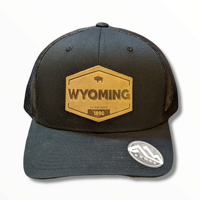Wyoming Leather Patch Hat | Made in the USA