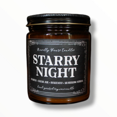 Starry Night candle