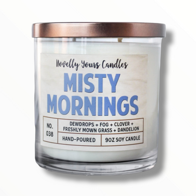 Misty Mornings candle